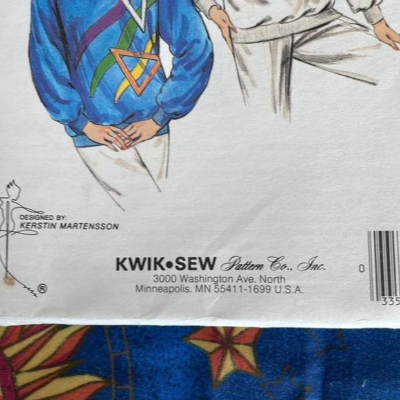 Vintage 1987 Kwik Sew pattern - Picture 3 of 7
